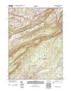 Stroudsburg Pennsylvania Historical topographic map, 1:24000 scale, 7.5 X 7.5 Minute, Year 2013