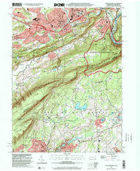 Stroudsburg Pennsylvania Historical topographic map, 1:24000 scale, 7.5 X 7.5 Minute, Year 1999