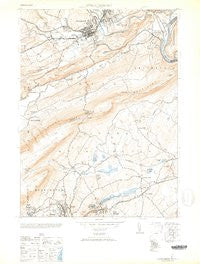 Stroudsburg Pennsylvania Historical topographic map, 1:24000 scale, 7.5 X 7.5 Minute, Year 1953