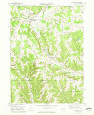 Sugar Grove Pennsylvania Historical topographic map, 1:24000 scale, 7.5 X 7.5 Minute, Year 1968