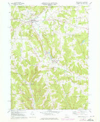 Sugar Grove Pennsylvania Historical topographic map, 1:24000 scale, 7.5 X 7.5 Minute, Year 1968