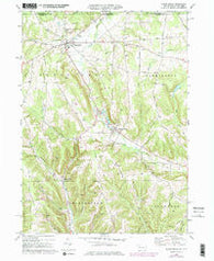 Sugar Grove Pennsylvania Historical topographic map, 1:24000 scale, 7.5 X 7.5 Minute, Year 1968