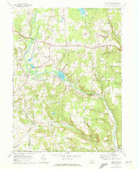 Sugar Lake Pennsylvania Historical topographic map, 1:24000 scale, 7.5 X 7.5 Minute, Year 1967