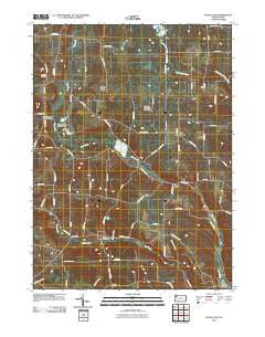 Sugar Lake Pennsylvania Historical topographic map, 1:24000 scale, 7.5 X 7.5 Minute, Year 2010