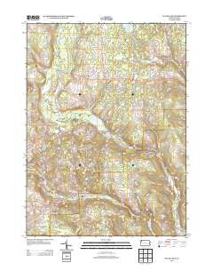 Sugar Lake Pennsylvania Historical topographic map, 1:24000 scale, 7.5 X 7.5 Minute, Year 2013