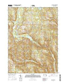 Sugar Lake Pennsylvania Current topographic map, 1:24000 scale, 7.5 X 7.5 Minute, Year 2016