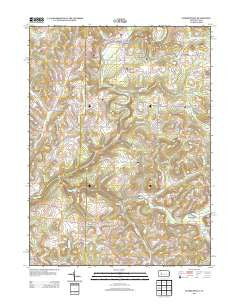Summerville Pennsylvania Historical topographic map, 1:24000 scale, 7.5 X 7.5 Minute, Year 2013