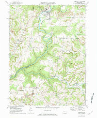 Summerville Pennsylvania Historical topographic map, 1:24000 scale, 7.5 X 7.5 Minute, Year 1969