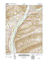 Sunbury Pennsylvania Historical topographic map, 1:24000 scale, 7.5 X 7.5 Minute, Year 2013