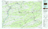 Sunbury Pennsylvania Historical topographic map, 1:100000 scale, 30 X 60 Minute, Year 1984