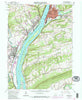 Sunbury Pennsylvania Historical topographic map, 1:24000 scale, 7.5 X 7.5 Minute, Year 1965