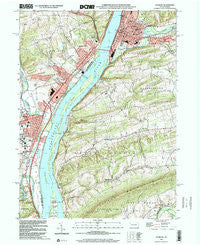 Sunbury Pennsylvania Historical topographic map, 1:24000 scale, 7.5 X 7.5 Minute, Year 1999