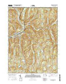 Susquehanna Pennsylvania Current topographic map, 1:24000 scale, 7.5 X 7.5 Minute, Year 2016