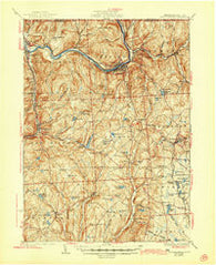 Susquehanna Pennsylvania Historical topographic map, 1:62500 scale, 15 X 15 Minute, Year 1935