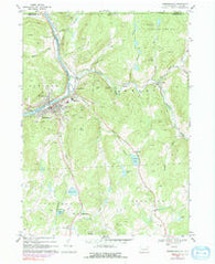 Susquehanna Pennsylvania Historical topographic map, 1:24000 scale, 7.5 X 7.5 Minute, Year 1968