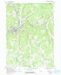 Susquehanna Pennsylvania Historical topographic map, 1:24000 scale, 7.5 X 7.5 Minute, Year 1968