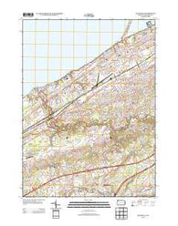 Swanville Pennsylvania Historical topographic map, 1:24000 scale, 7.5 X 7.5 Minute, Year 2013
