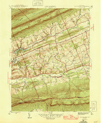 Swatara Hill Pennsylvania Historical topographic map, 1:31680 scale, 7.5 X 7.5 Minute, Year 1946