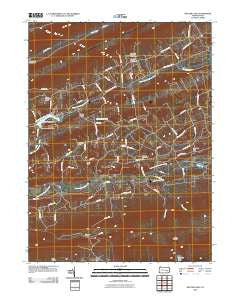 Swatara Hill Pennsylvania Historical topographic map, 1:24000 scale, 7.5 X 7.5 Minute, Year 2010