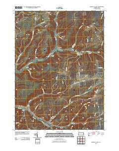 Sweden Valley Pennsylvania Historical topographic map, 1:24000 scale, 7.5 X 7.5 Minute, Year 2010