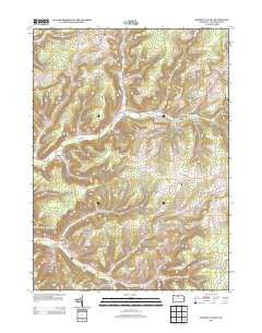 Sweden Valley Pennsylvania Historical topographic map, 1:24000 scale, 7.5 X 7.5 Minute, Year 2013