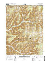 Sweden Valley Pennsylvania Current topographic map, 1:24000 scale, 7.5 X 7.5 Minute, Year 2016