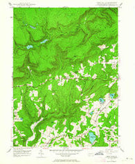 Sweet Valley Pennsylvania Historical topographic map, 1:24000 scale, 7.5 X 7.5 Minute, Year 1946