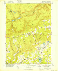 Sweet Valley Pennsylvania Historical topographic map, 1:24000 scale, 7.5 X 7.5 Minute, Year 1949