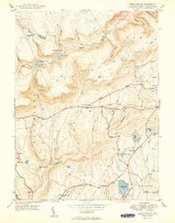 Sweet Valley Pennsylvania Historical topographic map, 1:24000 scale, 7.5 X 7.5 Minute, Year 1949