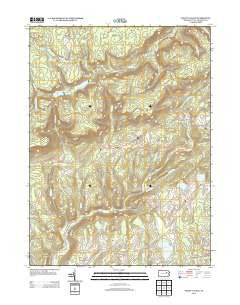 Sweet Valley Pennsylvania Historical topographic map, 1:24000 scale, 7.5 X 7.5 Minute, Year 2013