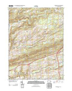 Sybertsville Pennsylvania Historical topographic map, 1:24000 scale, 7.5 X 7.5 Minute, Year 2013