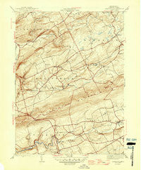 Sybertsville Pennsylvania Historical topographic map, 1:31680 scale, 7.5 X 7.5 Minute, Year 1946
