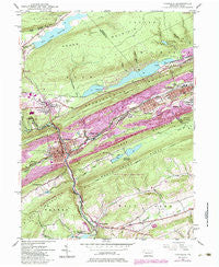Tamaqua Pennsylvania Historical topographic map, 1:24000 scale, 7.5 X 7.5 Minute, Year 1947