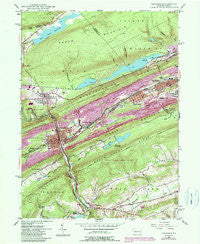 Tamaqua Pennsylvania Historical topographic map, 1:24000 scale, 7.5 X 7.5 Minute, Year 1947