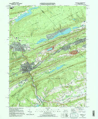 Tamaqua Pennsylvania Historical topographic map, 1:24000 scale, 7.5 X 7.5 Minute, Year 1995