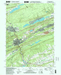 Tamaqua Pennsylvania Historical topographic map, 1:24000 scale, 7.5 X 7.5 Minute, Year 1997