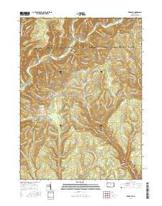 Tamarack Pennsylvania Current topographic map, 1:24000 scale, 7.5 X 7.5 Minute, Year 2016