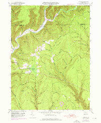 Tamarack Pennsylvania Historical topographic map, 1:24000 scale, 7.5 X 7.5 Minute, Year 1946