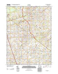 Telford Pennsylvania Historical topographic map, 1:24000 scale, 7.5 X 7.5 Minute, Year 2013