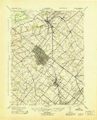Telford Pennsylvania Historical topographic map, 1:31680 scale, 7.5 X 7.5 Minute, Year 1943
