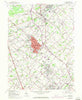 Telford Pennsylvania Historical topographic map, 1:24000 scale, 7.5 X 7.5 Minute, Year 1960