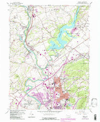 Temple Pennsylvania Historical topographic map, 1:24000 scale, 7.5 X 7.5 Minute, Year 1956