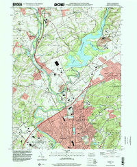 Temple Pennsylvania Historical topographic map, 1:24000 scale, 7.5 X 7.5 Minute, Year 1999