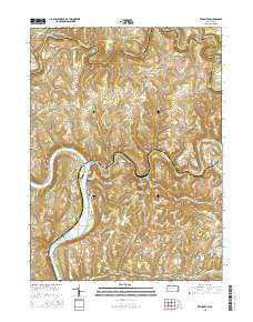 Templeton Pennsylvania Current topographic map, 1:24000 scale, 7.5 X 7.5 Minute, Year 2016