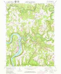 Templeton Pennsylvania Historical topographic map, 1:24000 scale, 7.5 X 7.5 Minute, Year 1969