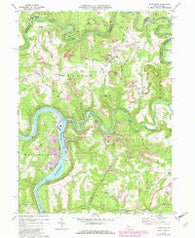 Templeton Pennsylvania Historical topographic map, 1:24000 scale, 7.5 X 7.5 Minute, Year 1969