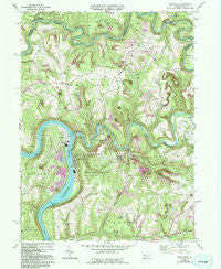 Templeton Pennsylvania Historical topographic map, 1:24000 scale, 7.5 X 7.5 Minute, Year 1969