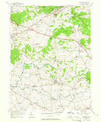 Terre Hill Pennsylvania Historical topographic map, 1:24000 scale, 7.5 X 7.5 Minute, Year 1956