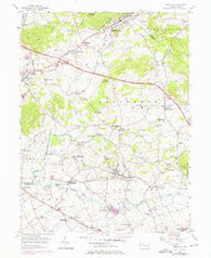 Terre Hill Pennsylvania Historical topographic map, 1:24000 scale, 7.5 X 7.5 Minute, Year 1956