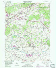 Terre Hill Pennsylvania Historical topographic map, 1:24000 scale, 7.5 X 7.5 Minute, Year 1956